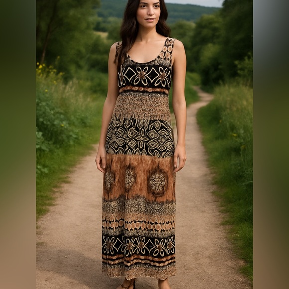 Cold water Creek floral sleeveless maxi dress. Brand new. SIZE XL - Picture 1 of 5